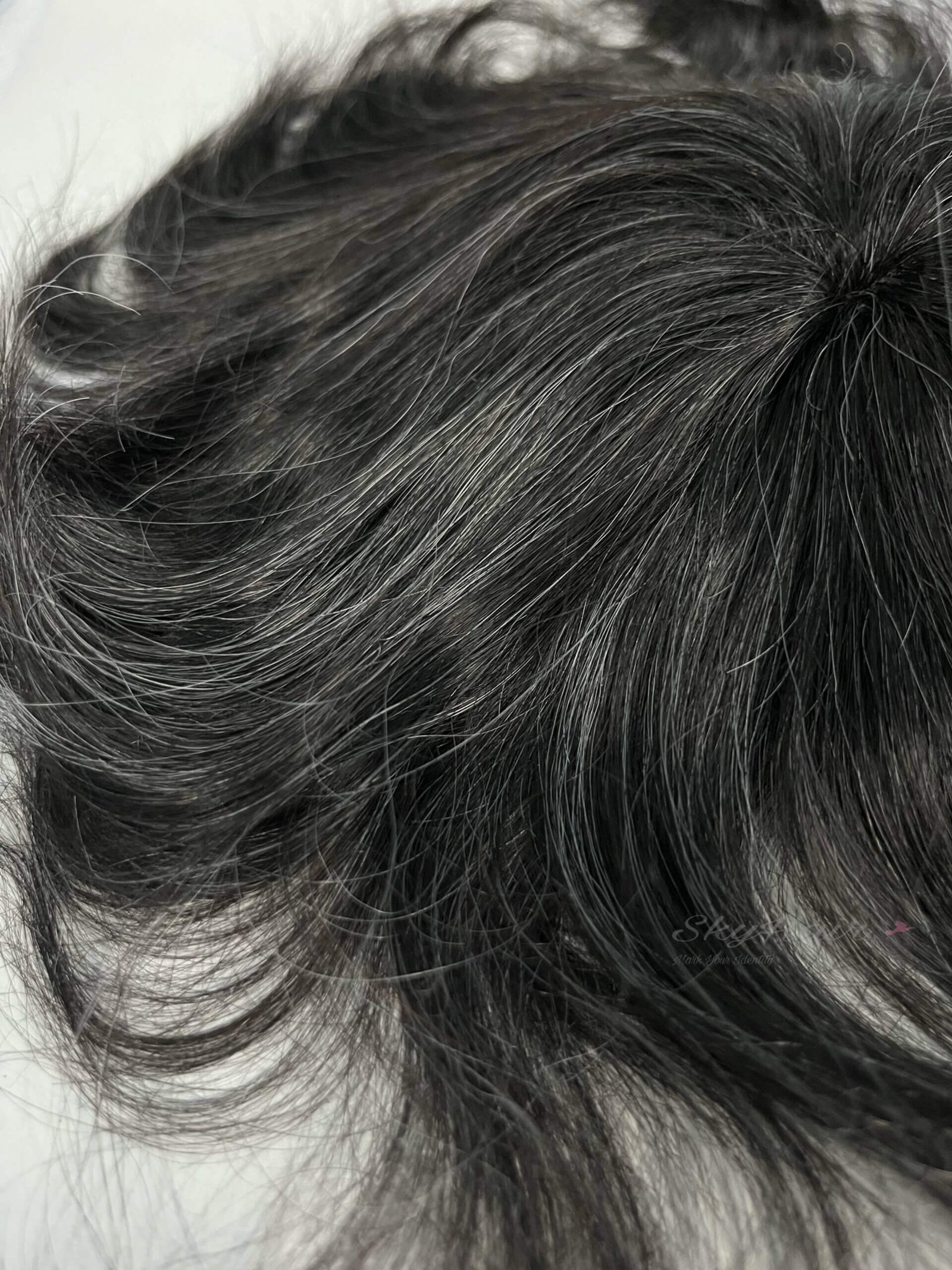 Salt and Pepper Hair Patch 30-40% White Hair - Image 4