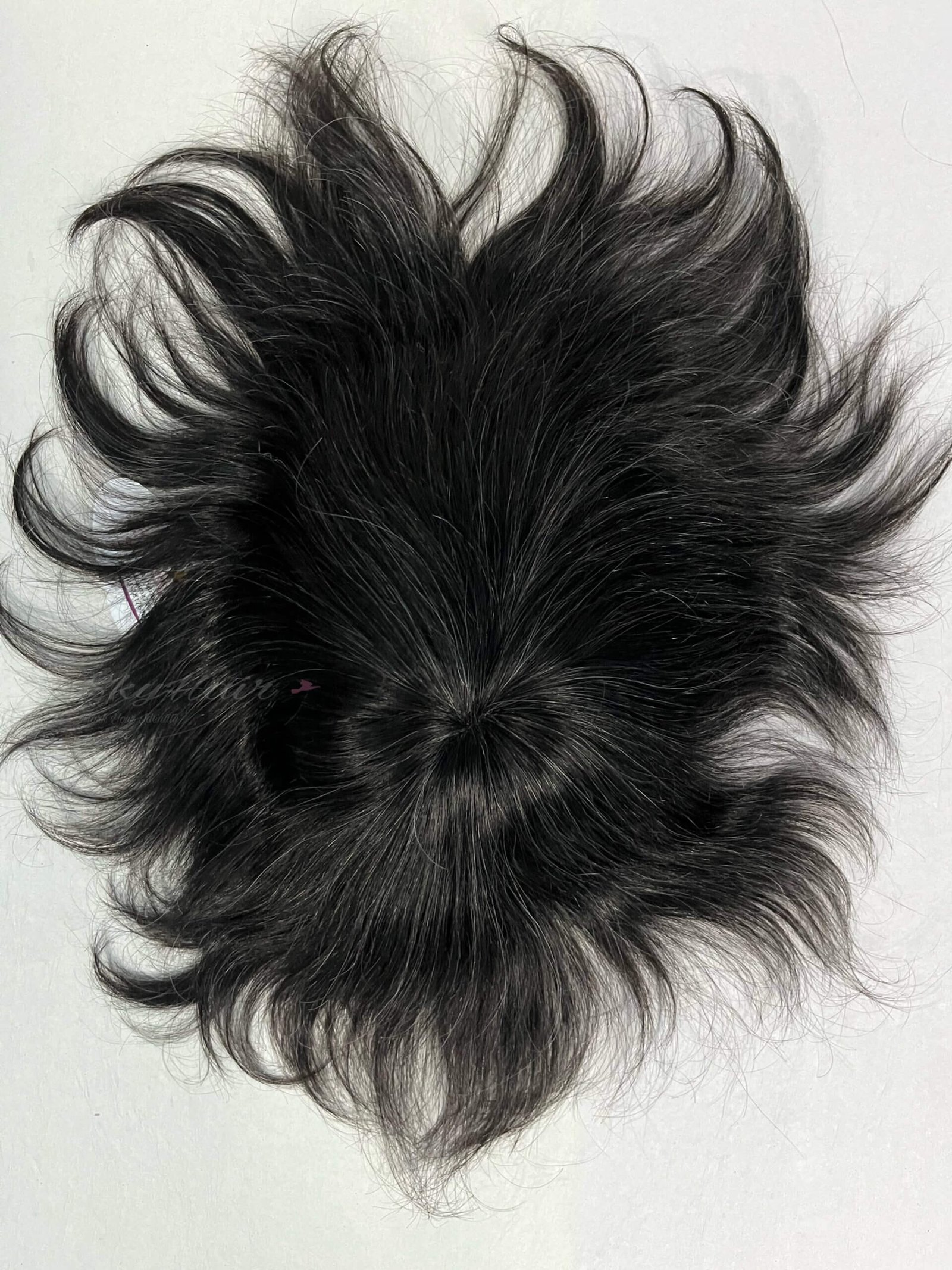 Salt and Pepper Hair Patch 10-20% White Hair - Image 3
