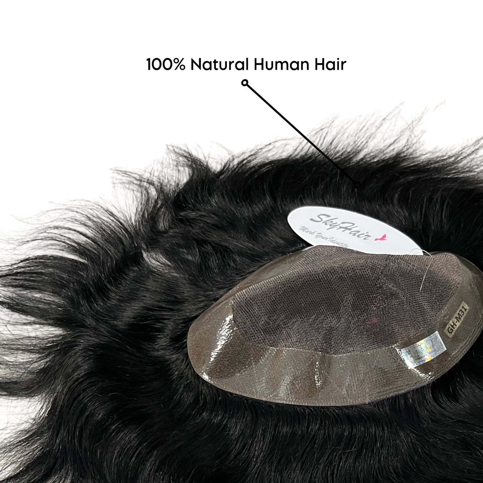 BLACK BASE Hair Patch - Image 4