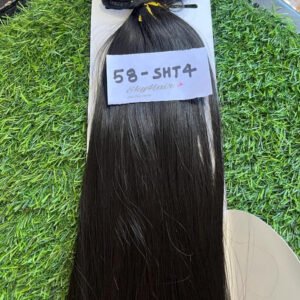 6 Pieces 13 Clips Set 26 Inch Straight Brown Matte Finish Hair Extensions 130 grams