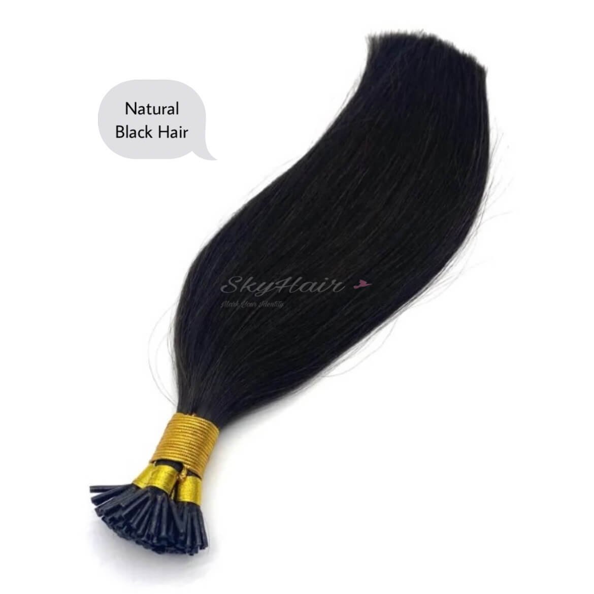 I Tip 100% Human Hair Extensions - Image 5