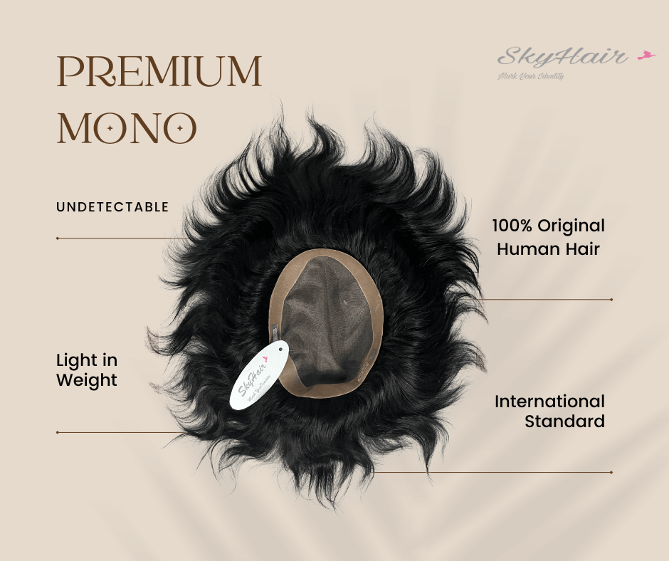 Golden Hair Mono Hair Patch (Premium Monofilament Series) - Image 4