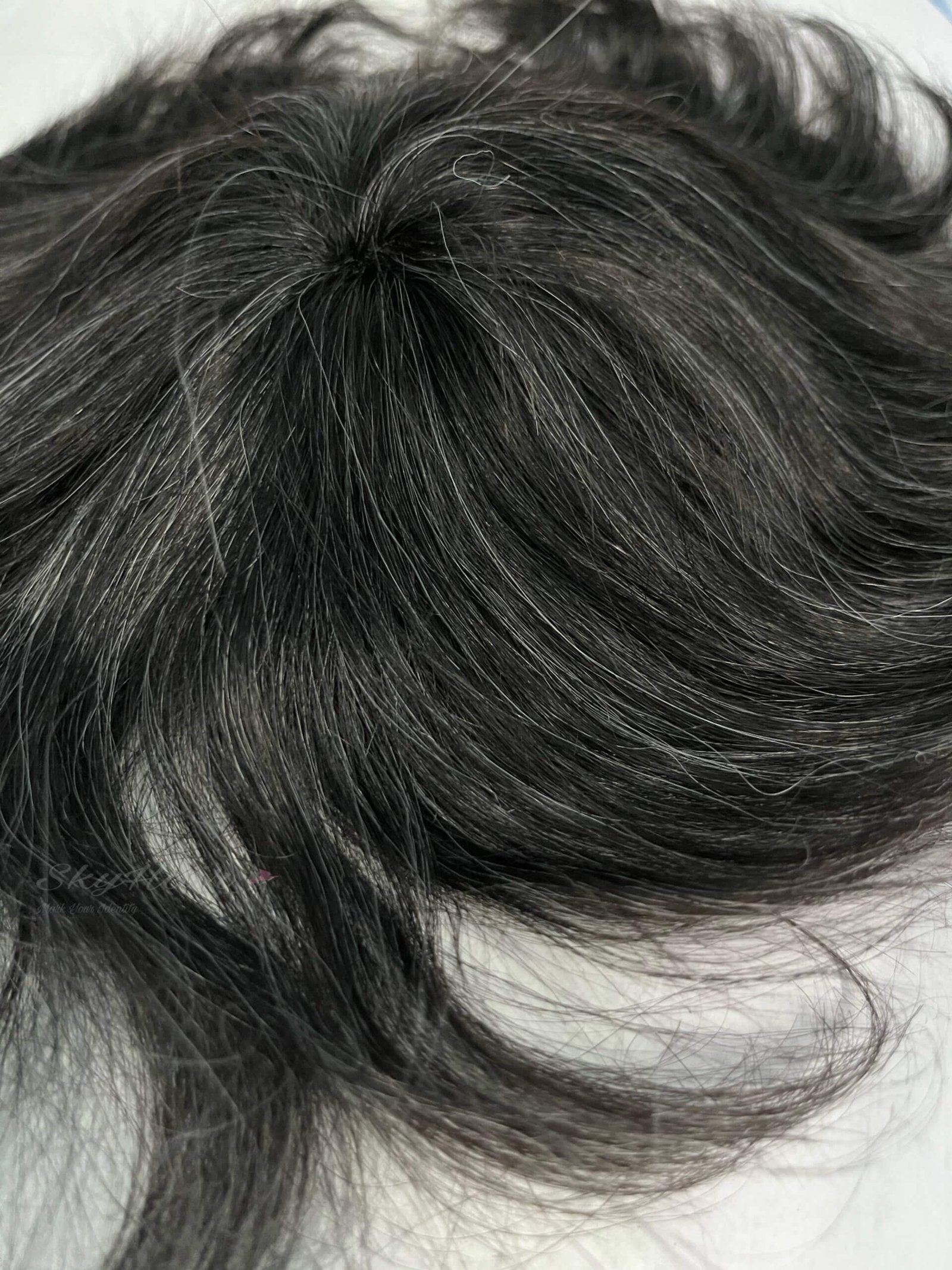 Salt and Pepper Hair Patch 30-40% White Hair - Image 3