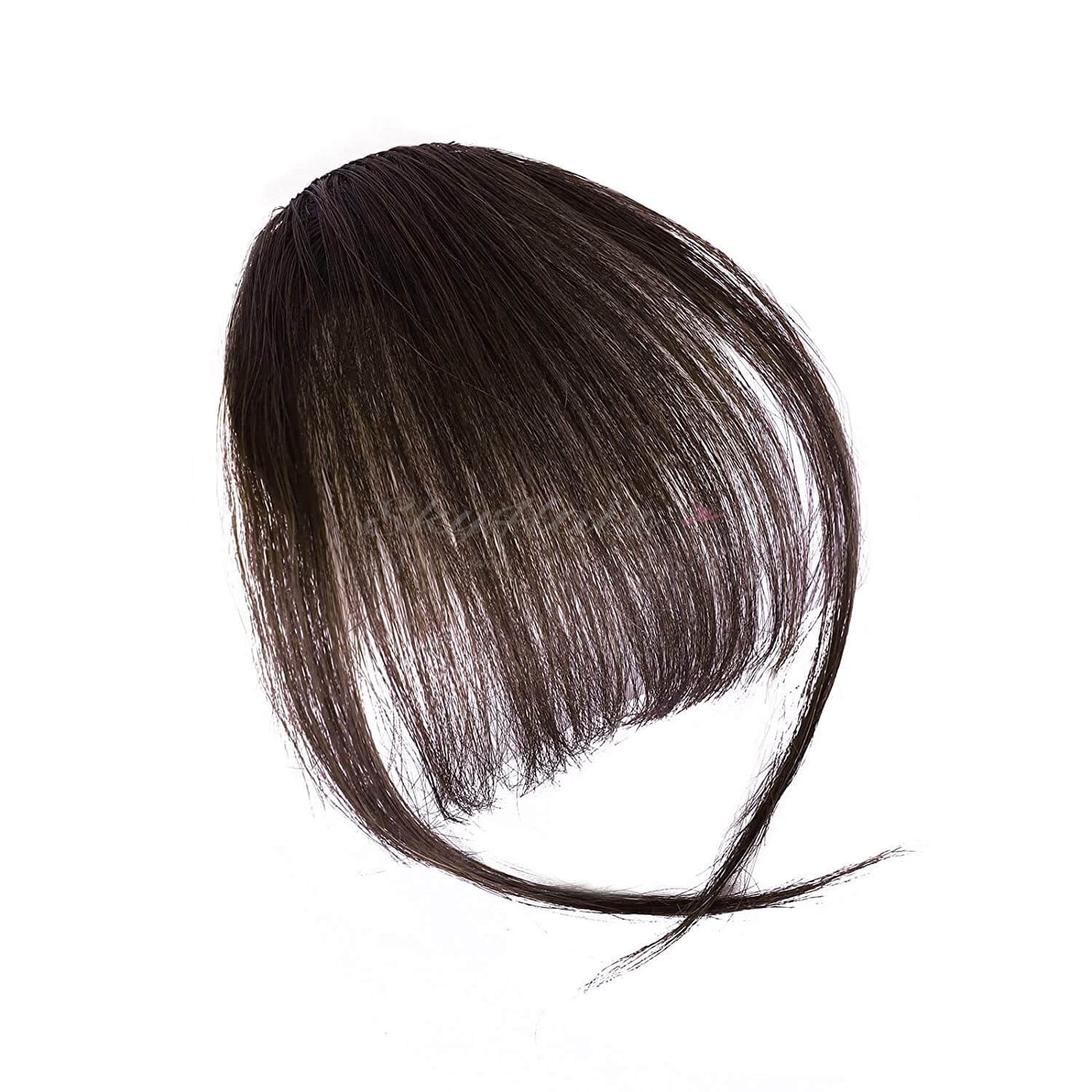 Wispy Clip In Human Hair Bangs - Image 3
