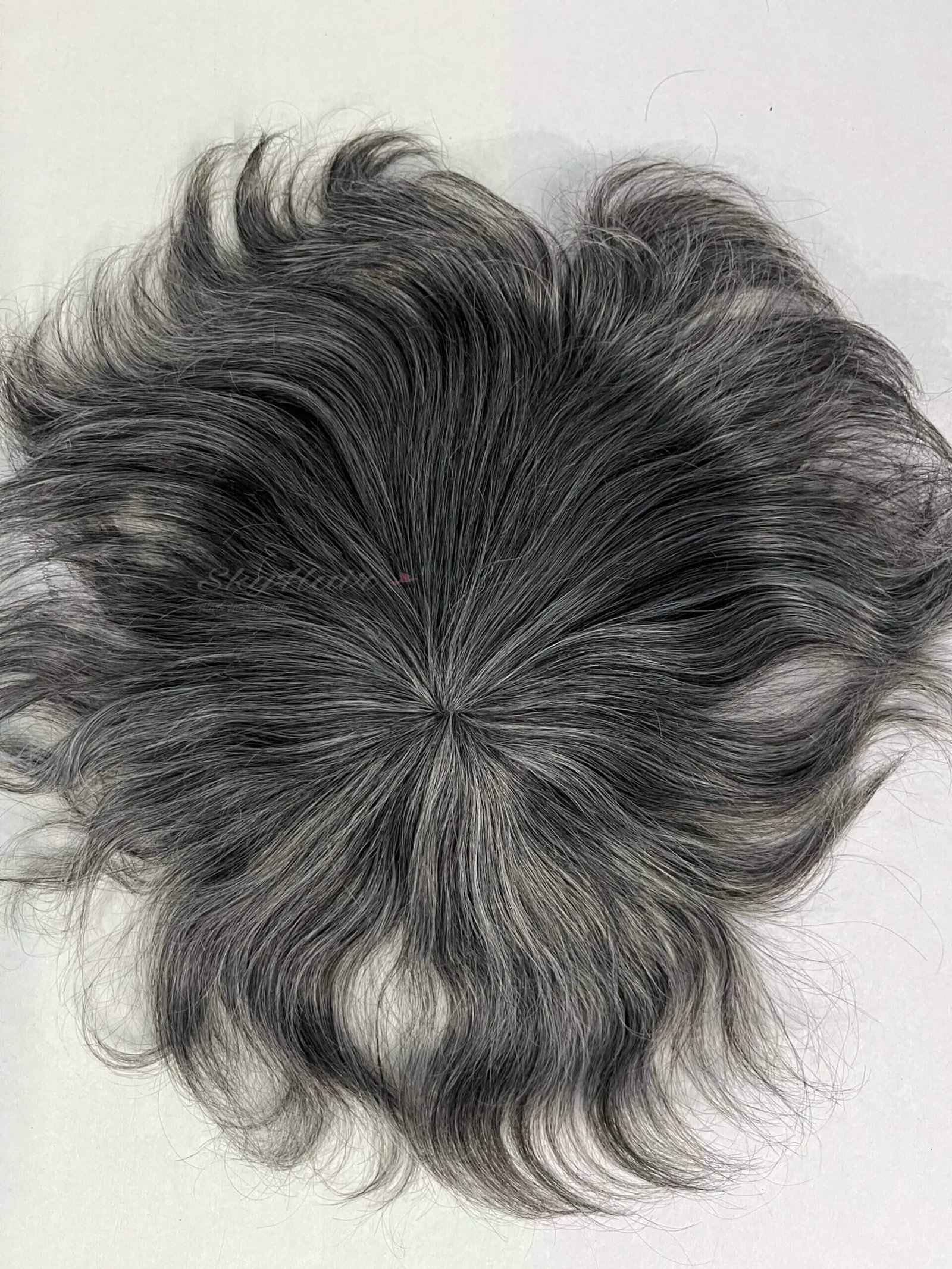 Salt and Pepper Hair Patch 90% White Hair - Image 2