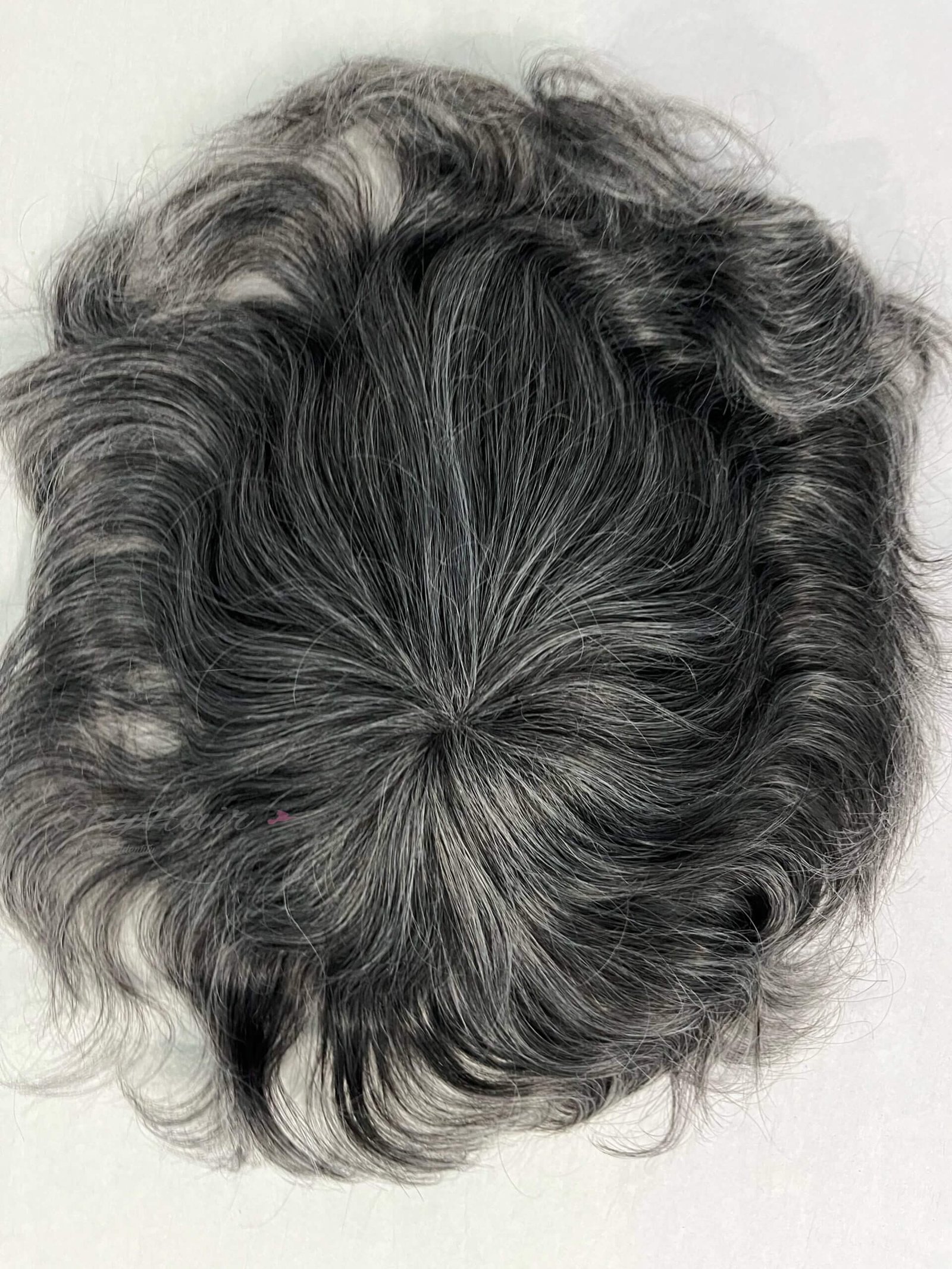 Salt and Pepper Hair Patch 75% White Hair - Image 3