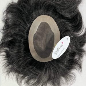 Salt and Pepper Hair Patch 10-20% White Hair