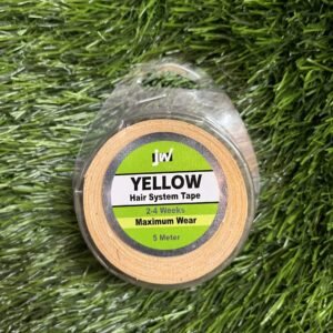 Yellow Double-Sided Hair Patch Tape (5 meters)