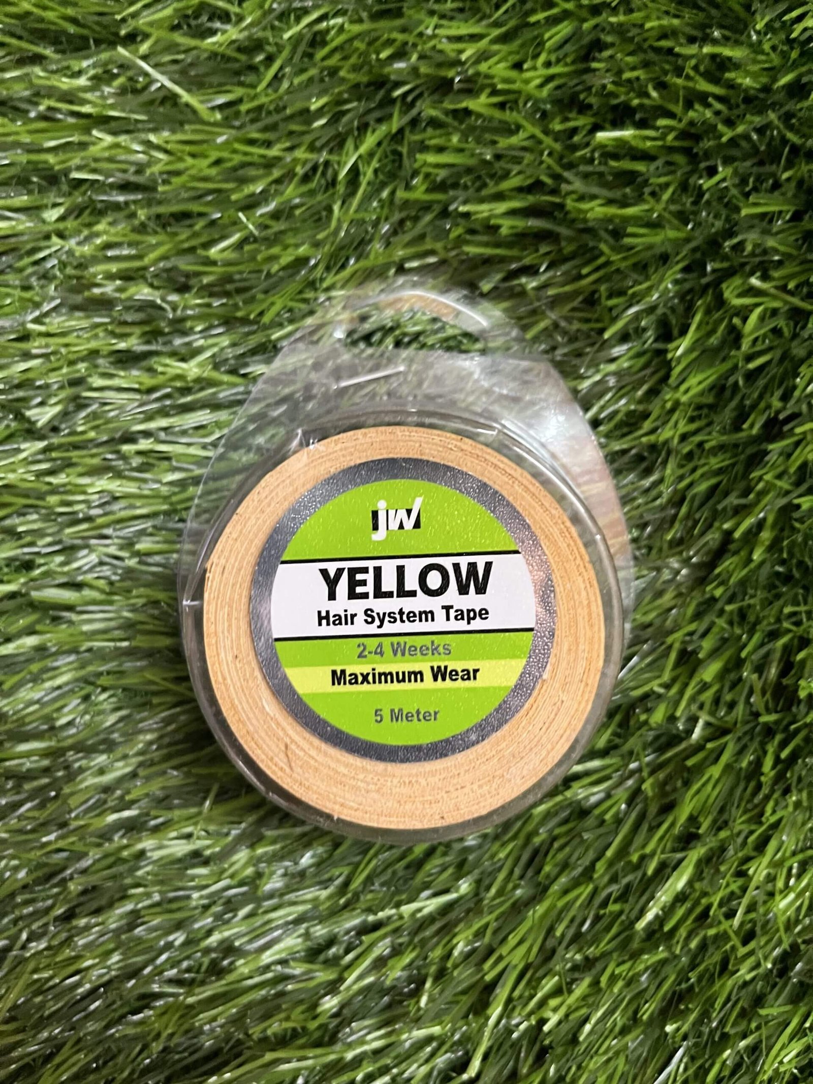 Yellow Double-Sided Hair Patch Tape (5 meters)