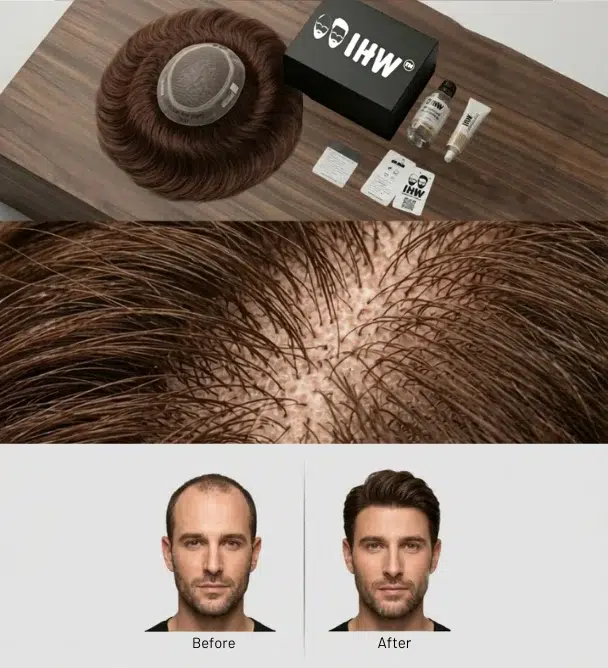 australian-mirage-hair-patch-brown-1.webp - Wovana Hair 100% Human Hair Original