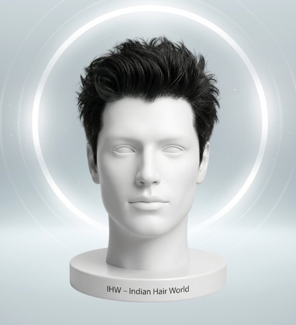 Full Lace Hair Patch Black