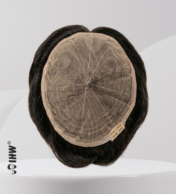 Full Lace Hair Patch Black - Image 2