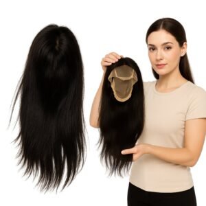 Ladies Full Head Wig Black