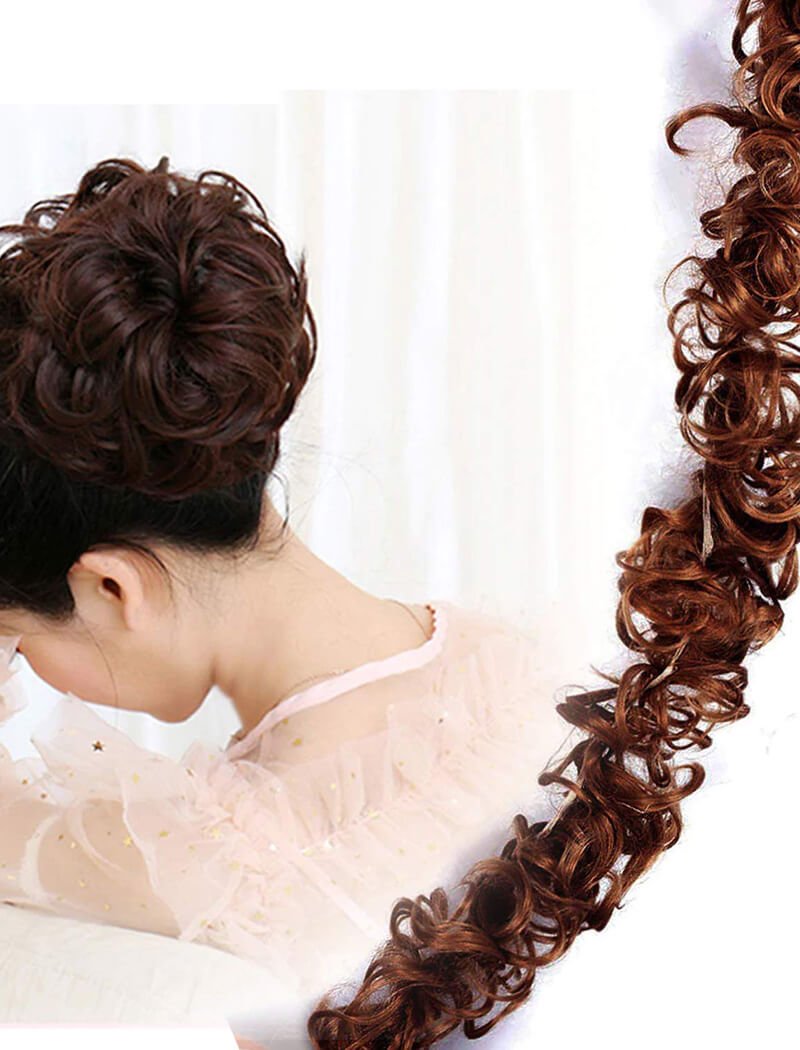 Messy Bun Frill (Long)