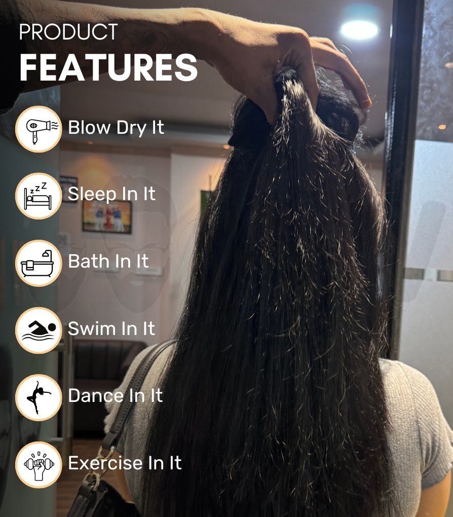 Micro Ring Extension – 30 Strands Brown - Image 2