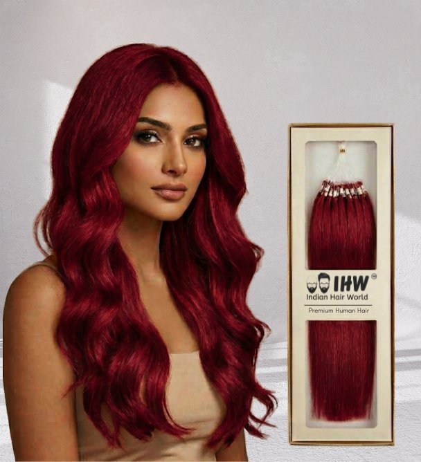 Micro Ring Extension – 50 Strands Redish