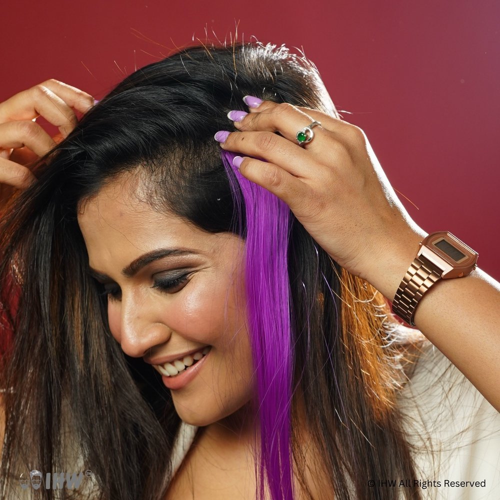 Purple Colors Strands – Clip-In Hair - Image 3
