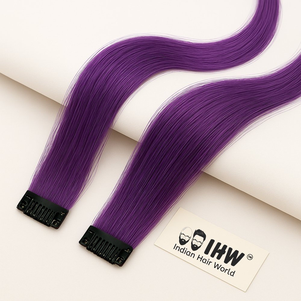 Purple Colors Strands – Clip-In Hair