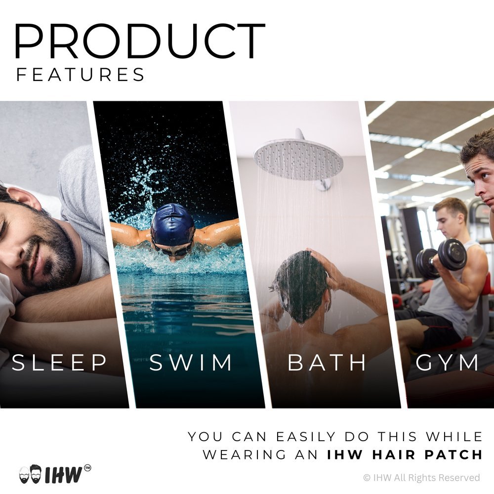 Q6 Hair Patch Black - Image 3