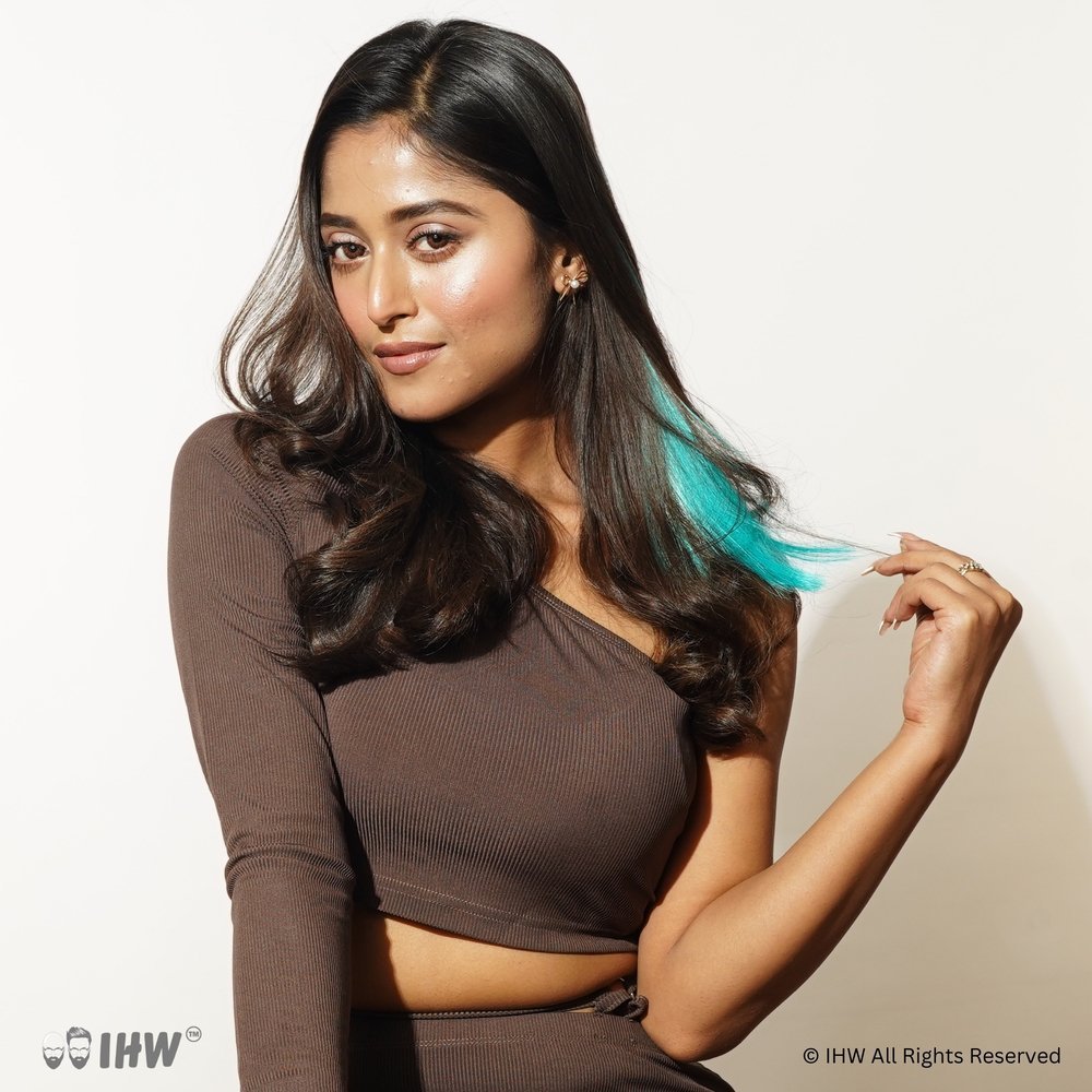 Teal Blue Colors Strands – Clip-In Hair - Image 4