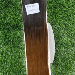 5 Clips based Straight 26 Inch 2 Tone Ombre Matte Finish Hair Extensions 200 grams