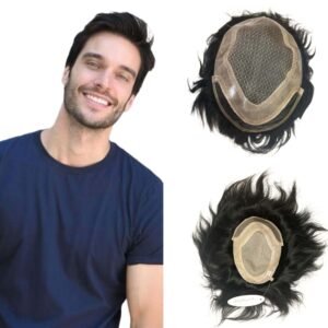 2 Layer Silk Top Natural Frontline Lace Hair Patch (Skin Friendly Base Series)