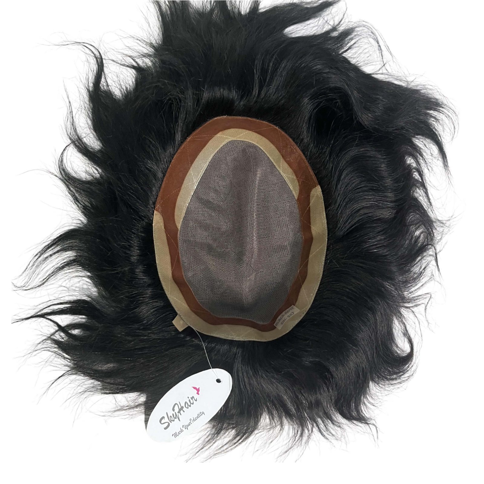 Black Rose Hair Patch for Men (Premium Monofilament Series) - Image 4