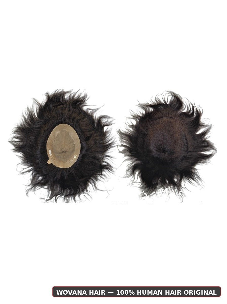 Golden Silk Base Men Hair Patch — 100% Human Hair Original