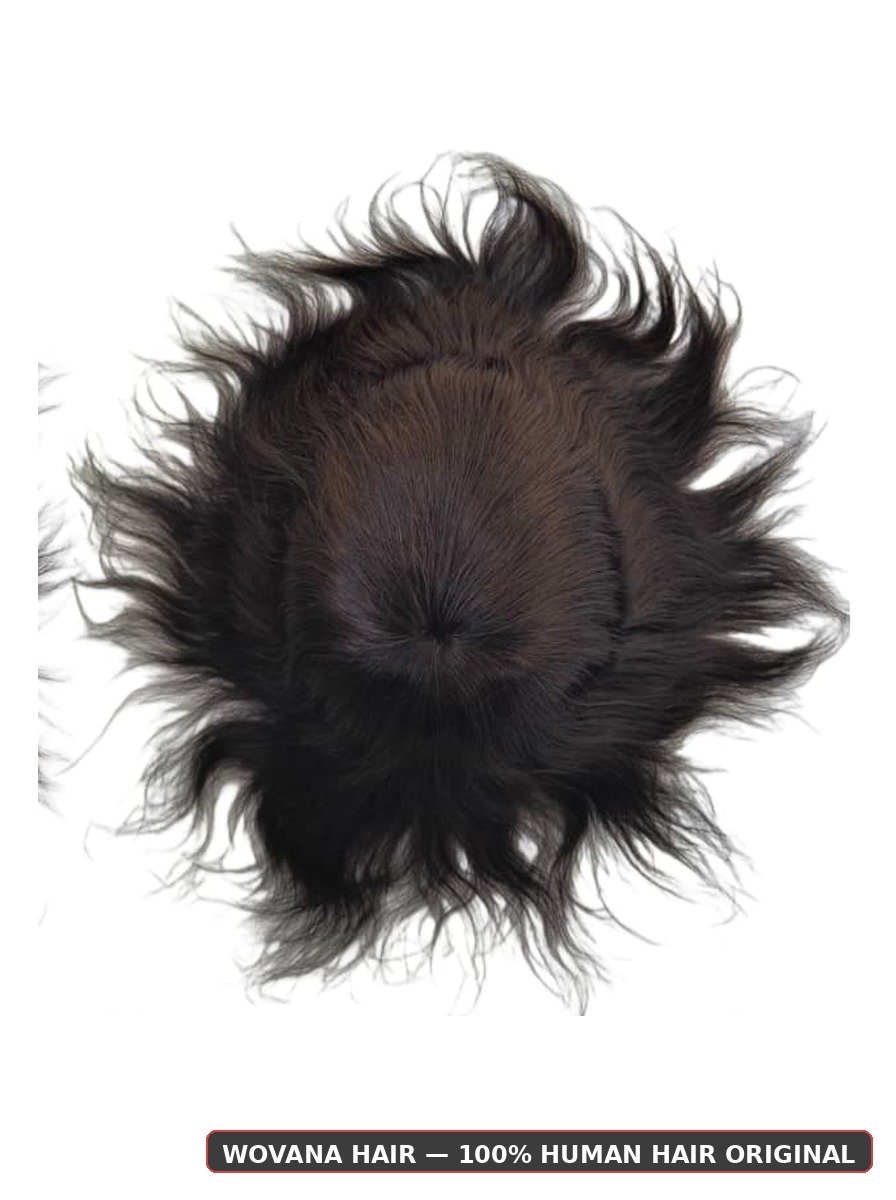 Golden Silk Base Real Top Crown View - Wovana Hair 100% Human Hair Original